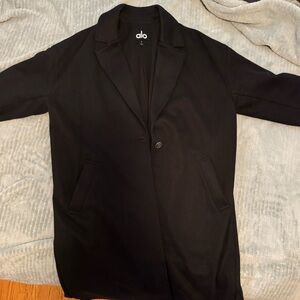 Alo Black Blazer Trench